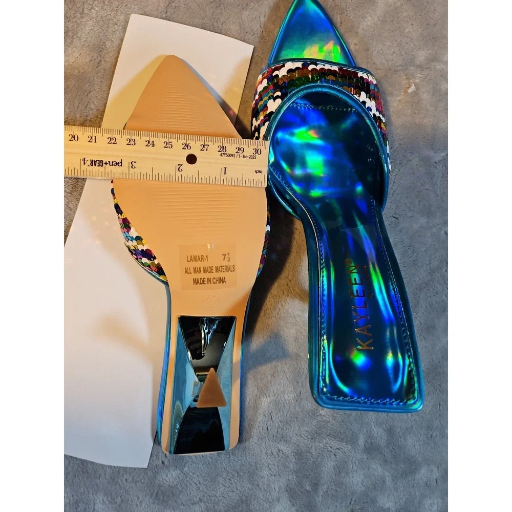 kayleen by los angeles heels Size 7.5 Blue